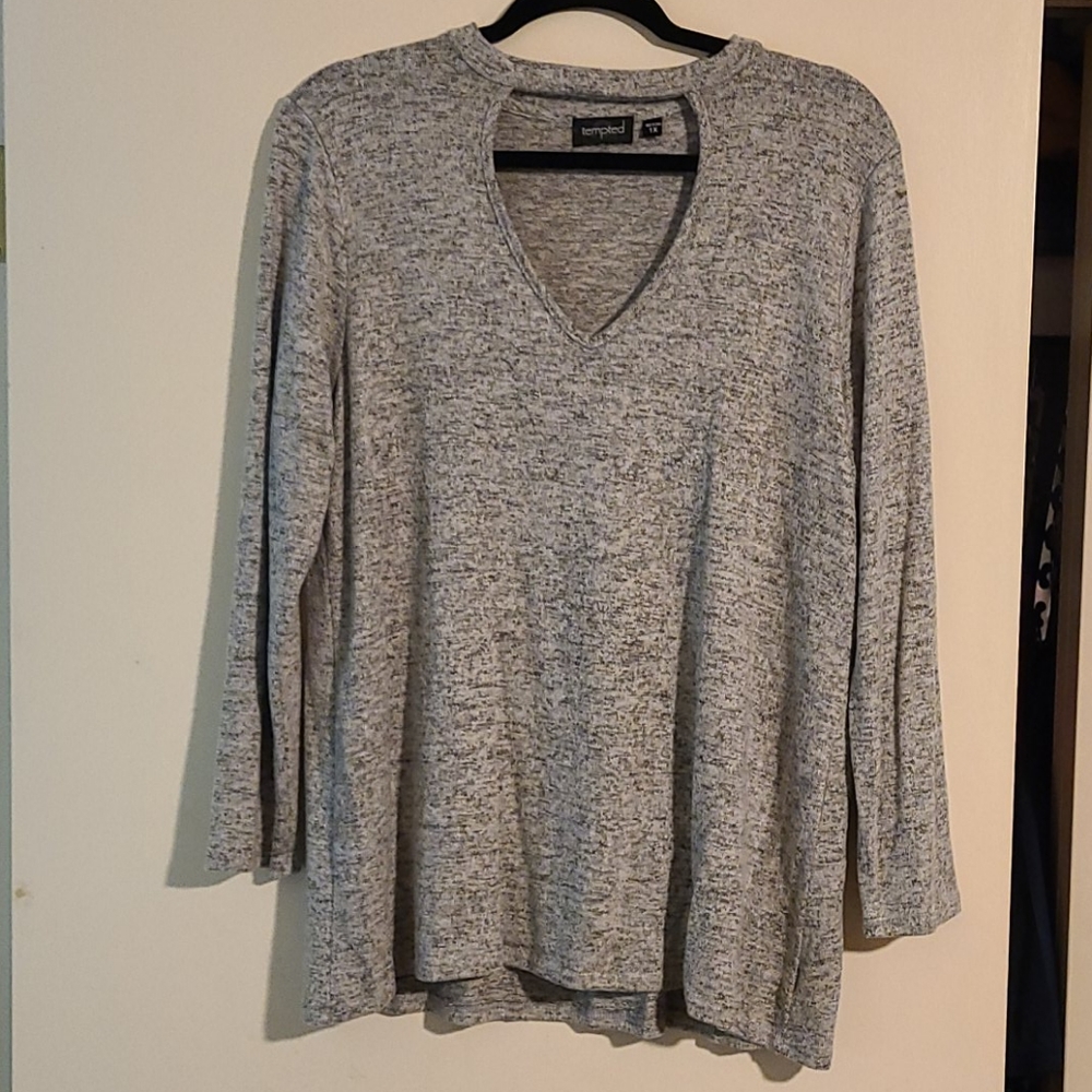 Tempted plunge V neck